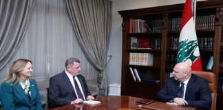 عون يستقبل الجميل وغروف: مسيرة الاصلاحات انطلقت.. والمساعدات الاميركية مستمرة