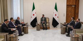 لقاء جمع الشرع بالصفدي… دعم المملكة المطلق لسوريا في عملية إعادة البناء