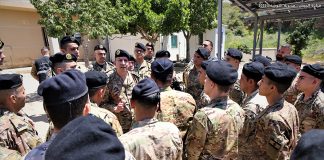 قائد الجيش تفقد ثكنة عصام شمعون في النبطية