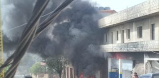 المسيّرة استهدفت محلًّا لتصليح الدراجات النارية في بلدة الطيبة جنوب لبنان