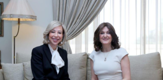 ماريال ميشال معوض زارت السيدة الأولى في القصر الجمهوري