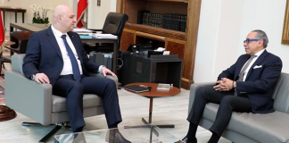 الرئيس عون عرض الاوضاع مع السفير المصري واستقبل شهيب وابو فاعور وطعمه وعائلة الوزير الراحل جان عبيد