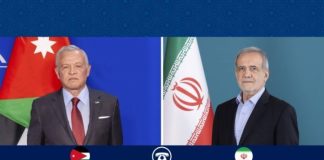 العاهل الأردني والرئيس الإيراني بحثا في اتصال هاتفي التطورات في المنطقة