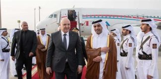رئيس الجمهورية من العاصمة القطرية الدوحة: الزيارة ستساهم في تحقيق المصالح المشتركة ودعم الاستقرار في المنطقة والدور القطري سيستمر اذا ما نجحنا كلبنانيين في انجاز ما علينا وما هو مطلوب منا على صعيد التنمية والإصلاح المالي والاقتصادي وخطط الاعمار