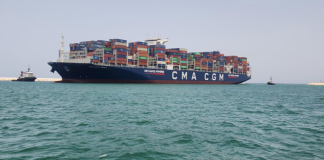 مرفأ طرابلس استقبل السفينة العملاقة CMA CGM COBALT تامر: سابقة تؤكد الإمكانات التشغيلية العالية للمرفأ