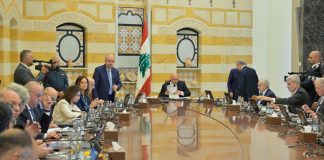 جلسة لمجلس الوزراء اللبناني في قصر بعبدا… مقررات وتعيينات