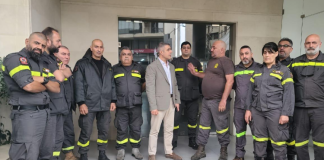 العميد فرح تفقد نقاط تمركز عناصر الدفاع المدني وأعطى توجيهاته بتقديم المساعدة الفورية للناخبين