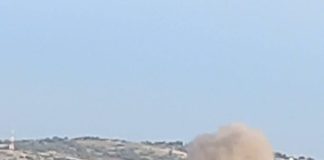 الدوي القوي الذي سُمع جنوبًا قبل قليل ناجم عن تفجير للجيش اللبناني في حقل عيناتا.