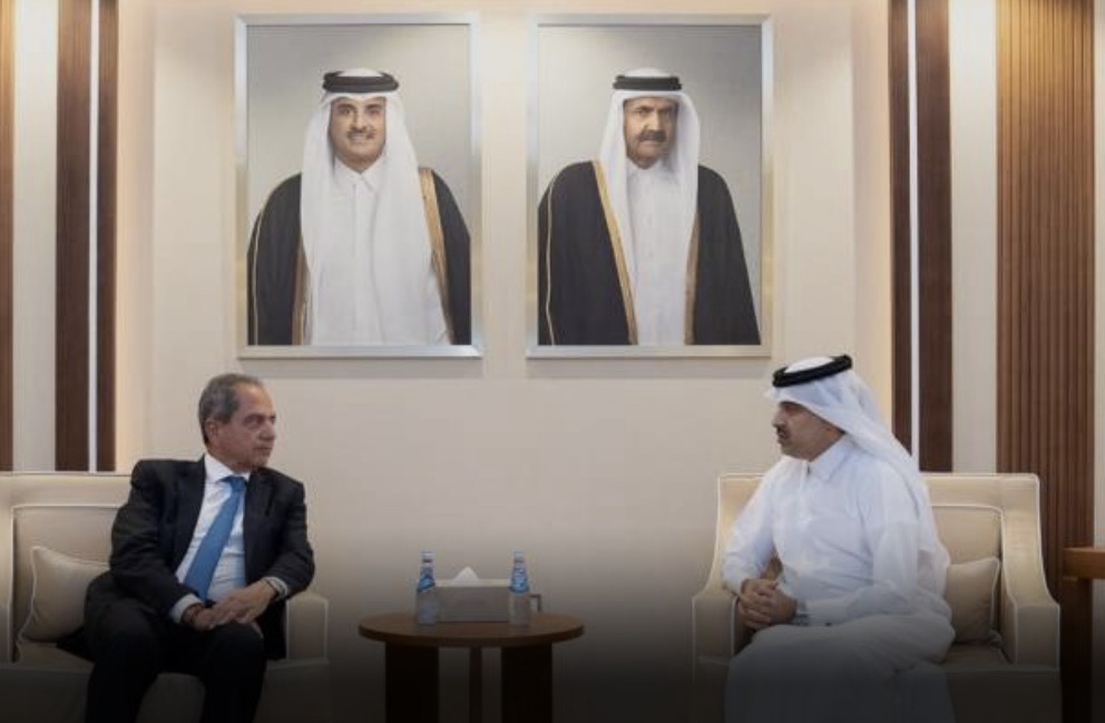 *الصدي يلتقي نظيره القطري ومدير عام صندوق قطر للتنمية*