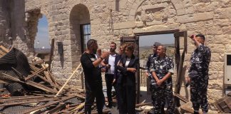 الوزيرة الزين جالت على القرى الحدودية وعاينت الأضرار