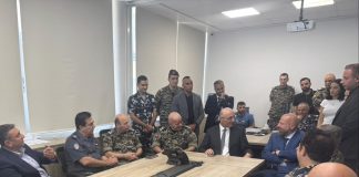 بالصورة: وزير الداخلية يتفقد غرفة عمليات منطقة الشمال في قوى الأمن الداخلي في سراي طرابلس، بحضور مدير عام أمن الدولة اللواء ادكار لاوندس ومحافظ الشمال القاضي رمزي نهرا