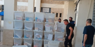 بدء وصول صناديق الاقتراع الى سرايا حلبا