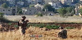 سقوط طائرة درون اسرائيلية معادية في منطقة المرج الشمالي في مدينة ميس الجبل، حيث حضرت دورية للجيش اللبناني وقامت بمصادرتها*