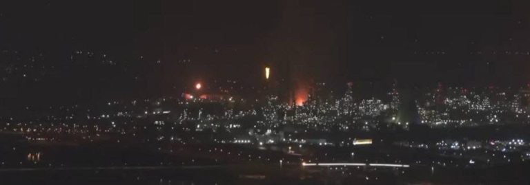 بالصورة : استهداف حيفا