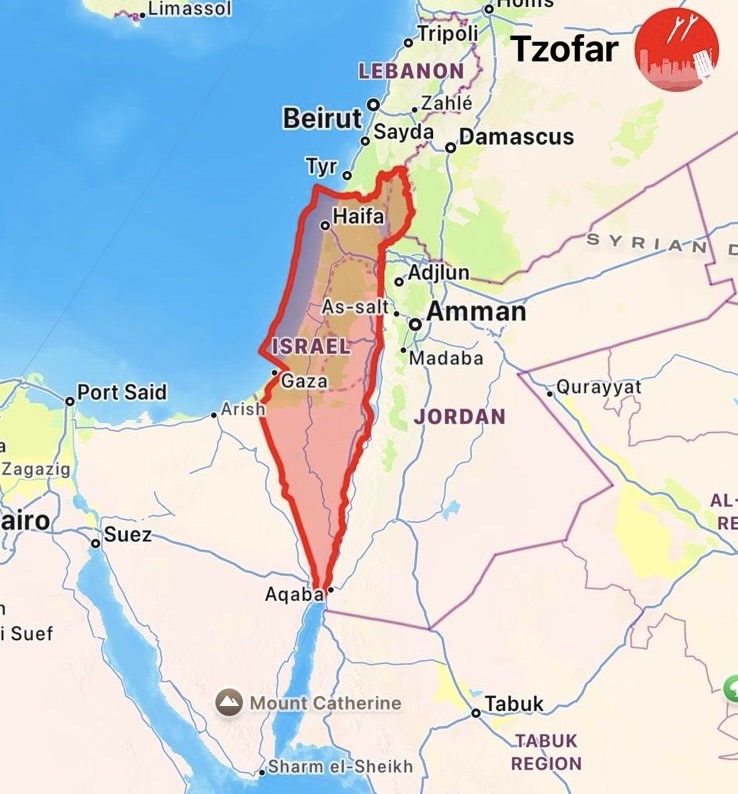 صافرات الانذار تدوي في أم الرشاش جنوب فلسطين المحتلة