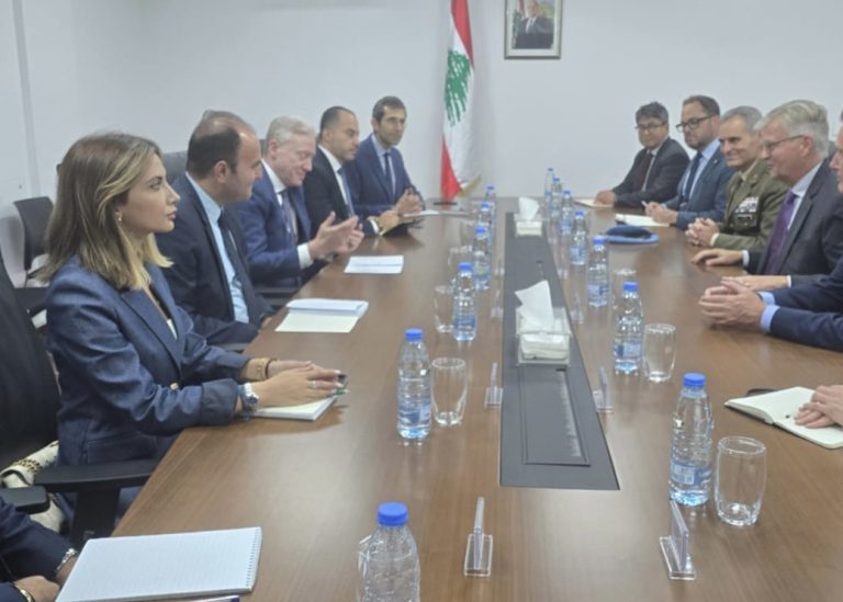 *رجّي يبحث مع لاكروا ولازارو تمديد ولاية اليونيفيل ويؤكد تمسّك لبنان بدورها في الجنوب*