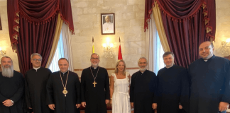 أيوب هنأت الأرشمندريت رزق بانتخابه رئيسا عاما للرهبانية المخلصية