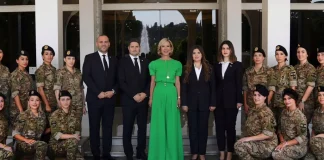 في عيد الجيش… اللبنانية الأولى: “أنتم عائلتي”