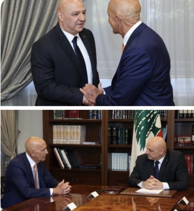 *المبعوث الأميركي إلى بيروت توم براك بعد لقائه الرئيس جوزاف عون: هناك فرصة للبنانيين حالياً فالمنطقة تتحرك وتتغير*