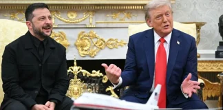 بدلة زيلينسكي تلفت نظر ترامب وتثير الضحك