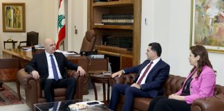 الرئيس عون عرض أوضاع “تلفزيون لبنان” وحاجاته مع وزير الإعلام بول مرقص والرئيسة الجديدة لمجلس الإدارة والمديرة العامة للتلفزيون أليسار ندّاف