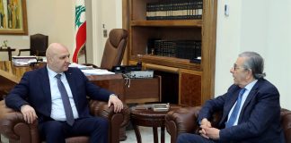 الرئيس عون تابع مع سفير الجزائر في لبنان كمال بو شامة نتائج الزيارة الرسمية إلى الجزائر والمحادثات التي أجراها مع الرئيس الجزائريّ عبد المجيد تبّون