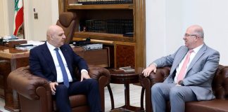 رئيس الجمهورية اطّلع من حيدر على نتائج زيارته للعراق