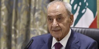 لاريجاني يلتقي الرئيس بري في هذه الاثناء