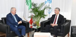 جابروقّع قرار توزيع مستحقات البلديات والاتحادات البلدية من عائدات الرسوم على الهاتف الخلوي.