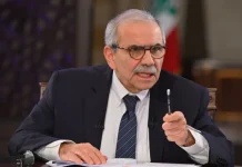 سلام يلتقي السفير سيمون كرم عشية سفره إلى واشنطن ويبحثان في المساعي الحالية لتثبيت وقف إطلاق النار