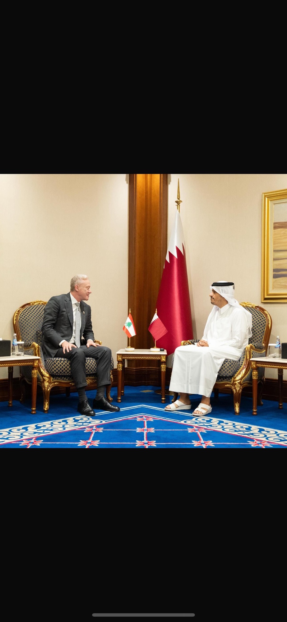 رجي من الدوحة: لبنان متضامن مع قطر في مواجهة العدوان الإسرائيلي