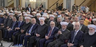 سلام شارك في احتفال المولد النبوي في جامع محمد الأمين إلى جانب المفتي دريان ومفتي طرابلس