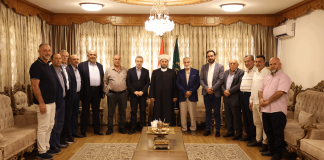 أبو فاعور خلال لقائه الغزاوي: الدولة لا تدان إذا أرادت أن تكون دولة بل إذا قبلت بالنقص في كينونتها