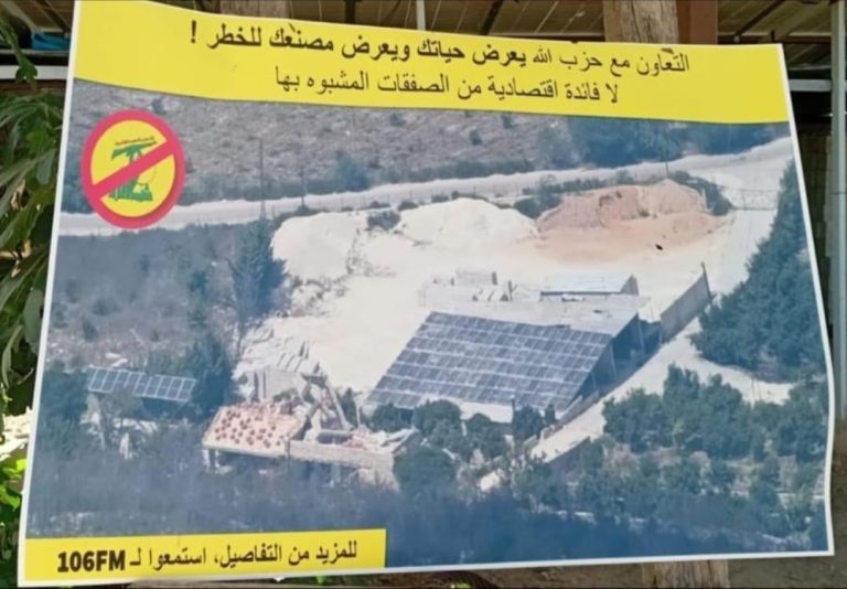 منشورات  تحذيرية وتحريضيّة ضدّ “الحزب”