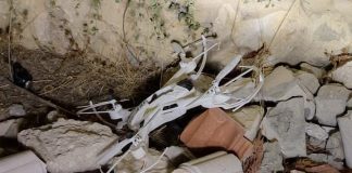 سقوط درون معادية في مدينة الخيام