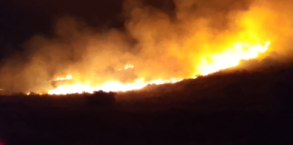 حريق هائل يلتهم أحراج الوادي الأخضر وجبل الرفيع وسجد في الجنوب ليل امس وشبهات ان تكون طائرات الكواد كابتر الإسرائيلية قد أسهمت في افتعال الحريق من خلال رمي مواد شديدة الاشتعال،