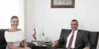 وزير الزراعة يستقبل ملكة جمال لبنان ندى كوسا: شراكة ملهمة من أجل الزراعة المستدامة وحماية البيئة