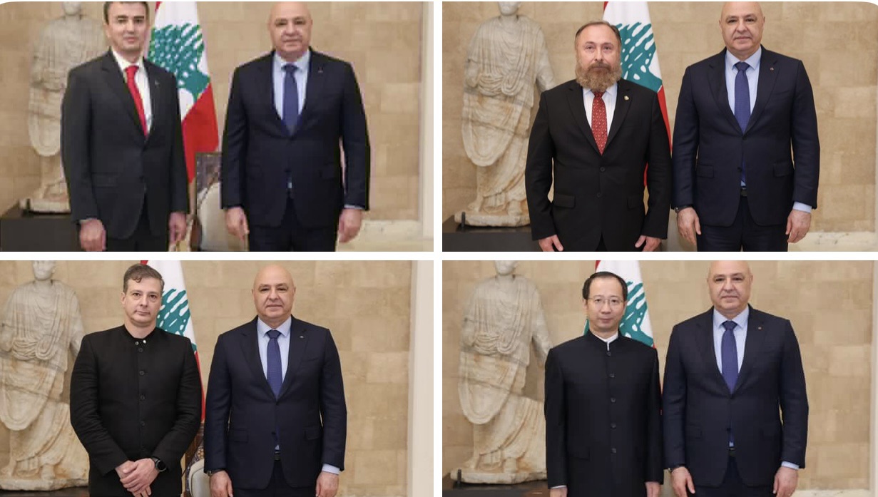 *رئيس الجمهورية يتسلّم أوراق اعتماد سفراء جدد*