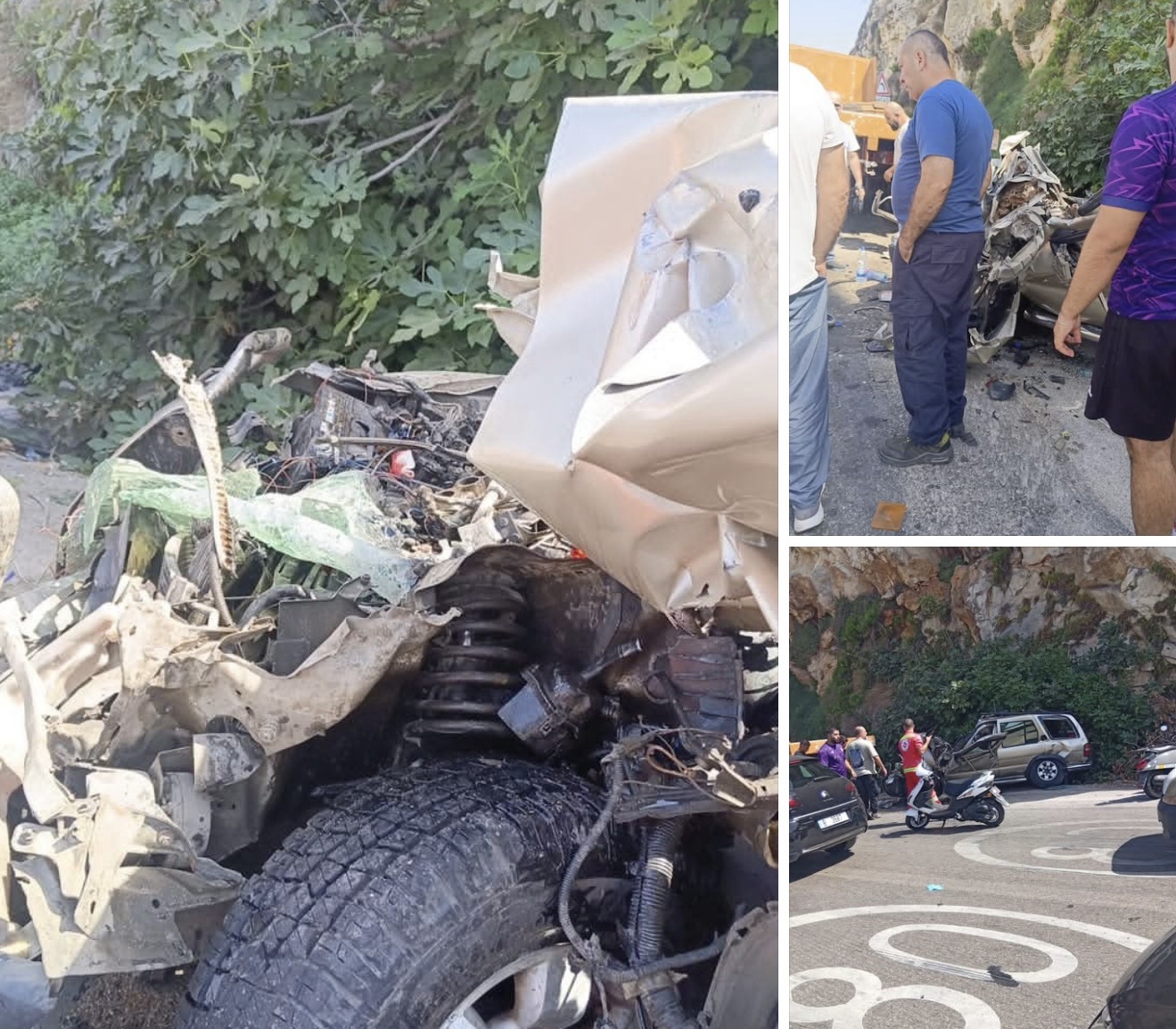 *إصابة خطـيرة بحادث سير على أوتوستراد البالما باتجاه طرابلس*