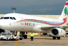 ألغت شركة طيران الشرق الأوسط MEA رحلاتها الى كلّ من إربيل في كردستان العراق، بغداد في العراق، دبي في الإمارات، الدوحة في قطر، أبو ظبي في الإمارات، والكويت، بسبب الأوضاع الأمنية