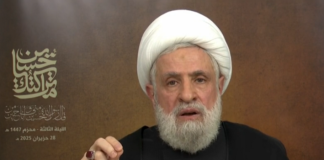 قاسم للاريجاني: النصر حليف الناس الشجاعة