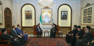 الشرع يلتقي يوحنا العاشر يازجي