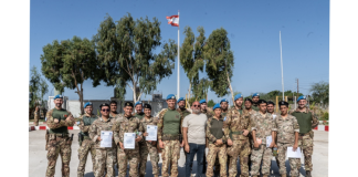 تدريب مشترك بين اليونيفيل الايطالية والجيش