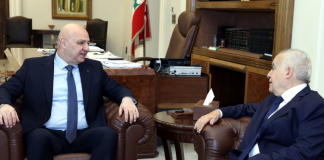 عون اطّلع من لاوندوس على عمل مديرية أمن الدولة وعرض مع وزير الثقافة الأوضاع