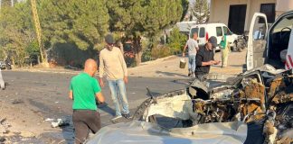 سقوط شهيد في الغارة التي استهدفت سيارة في خربة سلم