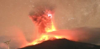 مشاهد مروّعة لبركان ليوتوبي لاكي-لاكي في إندونيسيا… بلغ ارتفاعه 1584 متراً