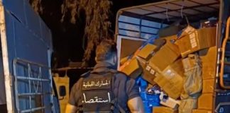 !مداهمة.. وضبط كمية كبيرة جداً من الأحذية المهربة