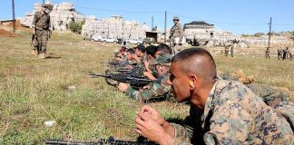 تمارين تدريبية ورمايات بالذخيرة الحية في منطقة الكنيسة – كفرقوق في قضاء راشيا – محافظة البقاع