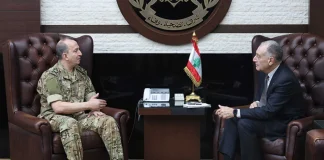 غابريال يواصل لقاءاته: الجيش اللبناني أمام تحدٍّ أساسي يتمثل في استكمال عملية النزع الكلي للسلاح