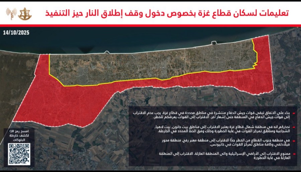 تحذير جديد الى غزة